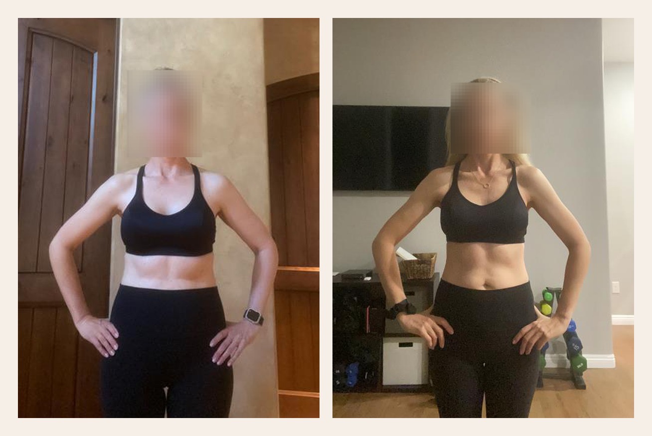 Jenn before and after