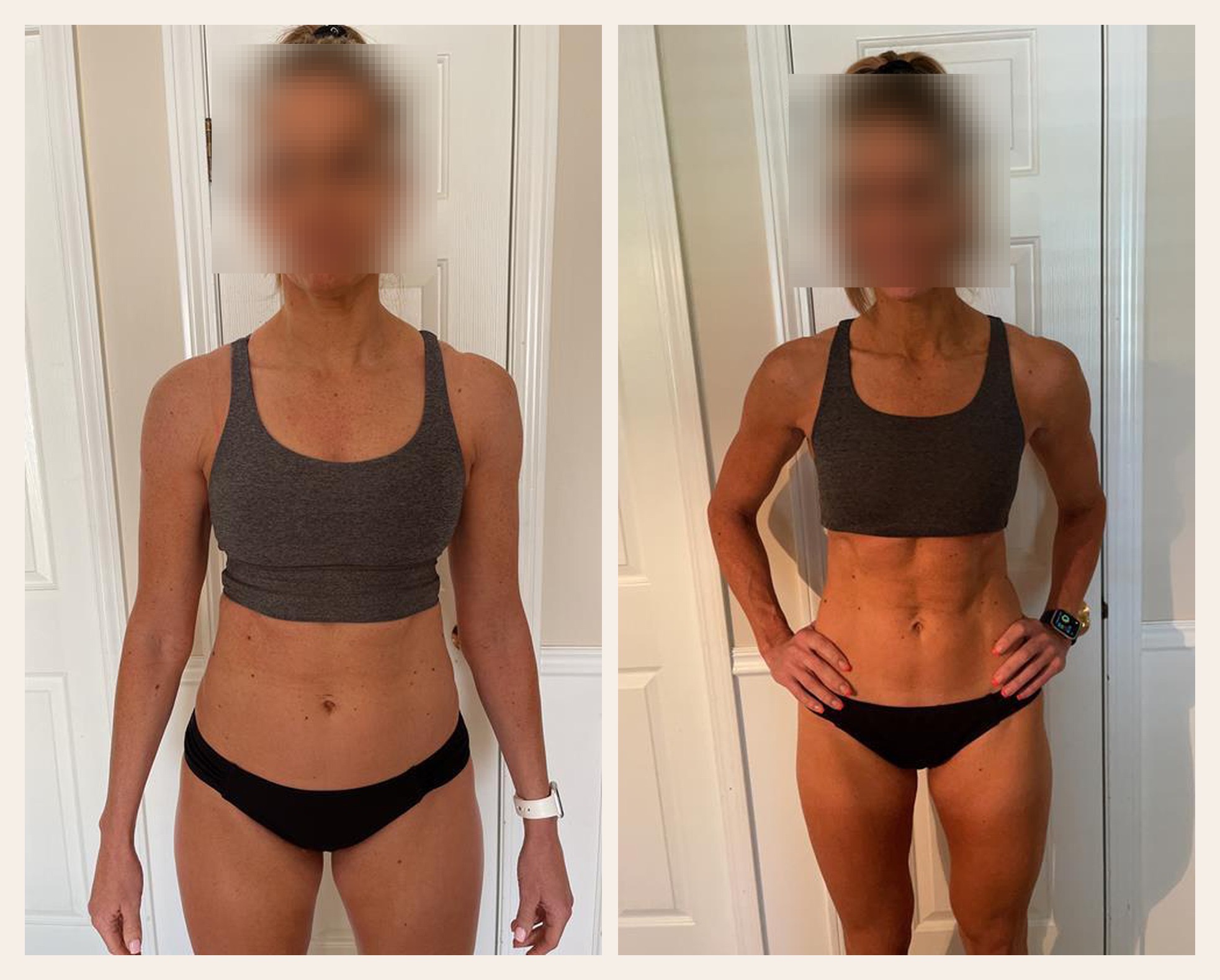 Michelle before and after