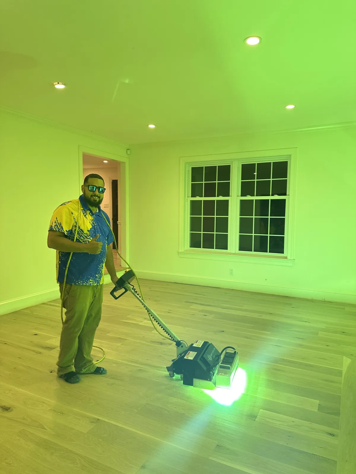 UV cured white oak floors in Malven, PA