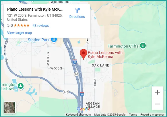 Piano Lessons in Farmington, UT I Kyle McKenna Piano Studio