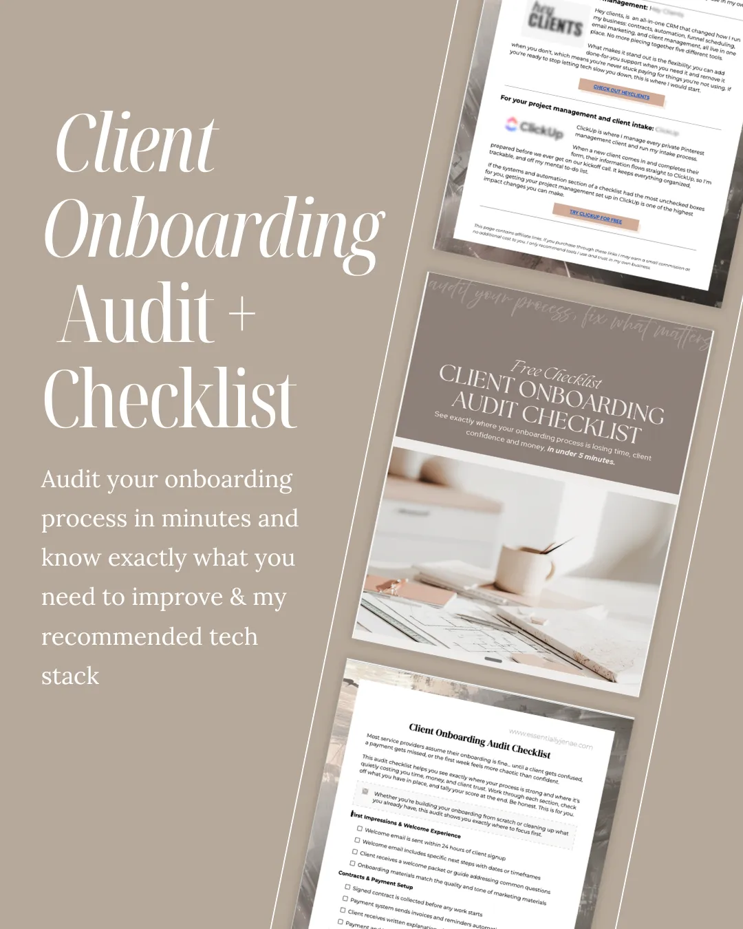 Simple business systems audit worksheet