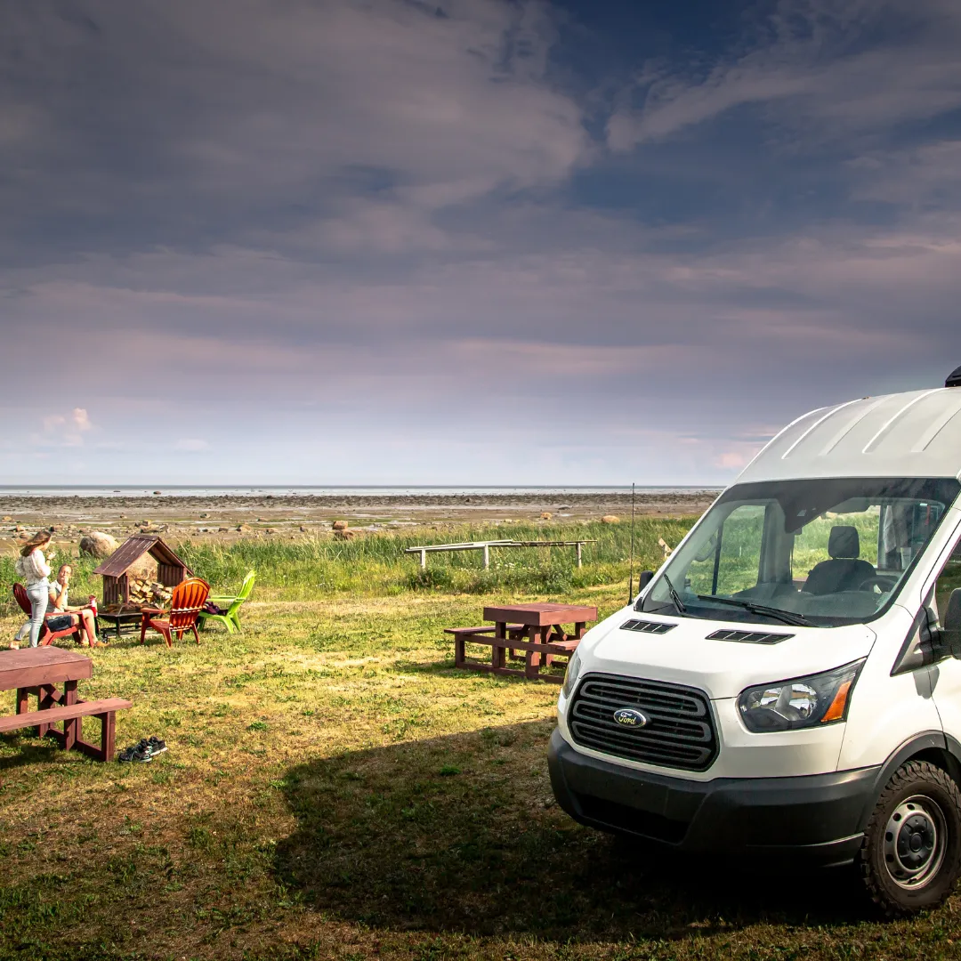Shuttle and Passenger with Ford Transit Van