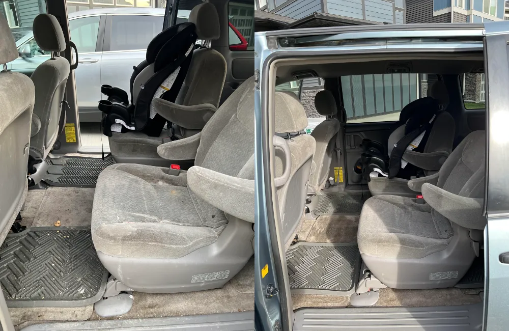 Before & after mobile auto detailing Calgary