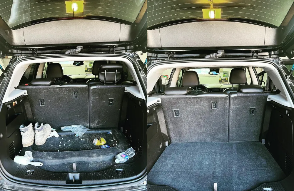 Before & after mobile auto detailing Calgary