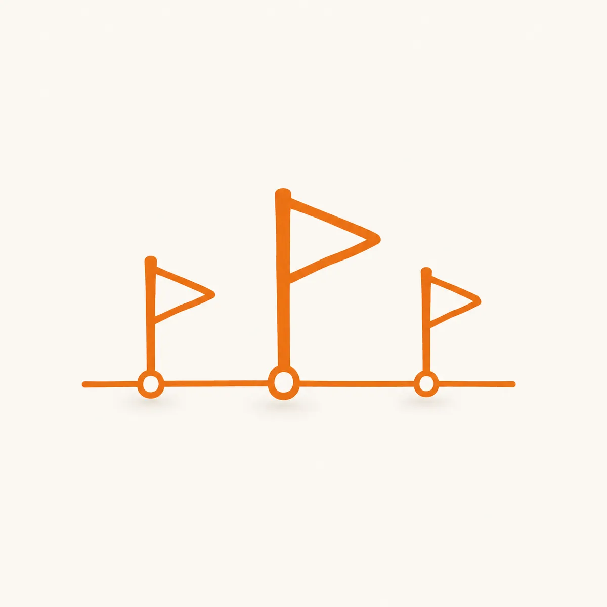 3 check point flags