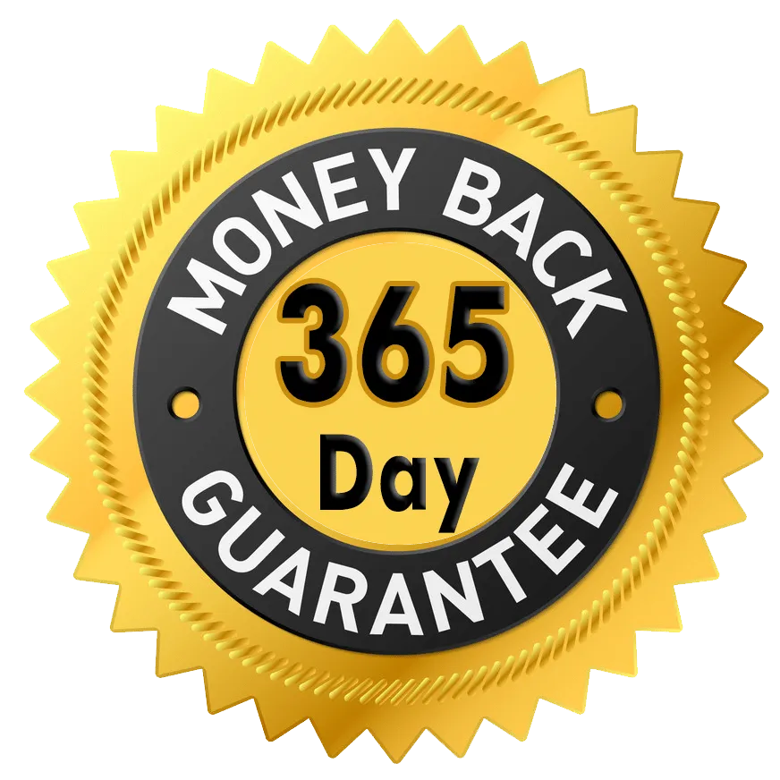 cognisurge 365-DAYS 100% MONEY-BACK  GUARANTEE