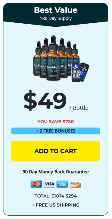 Audifort 6 Bottle Price