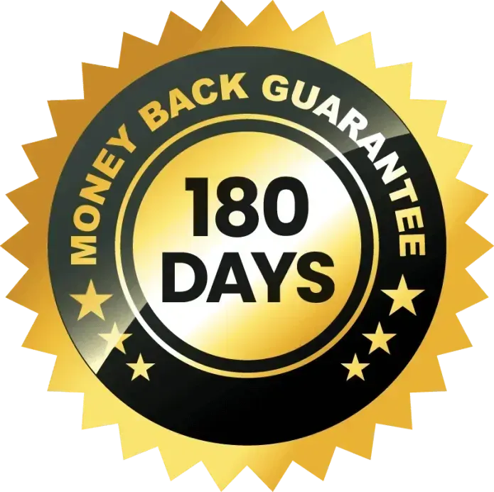 ProstaVive 180-DAYS 100% MONEY-BACK  GUARANTEE 
