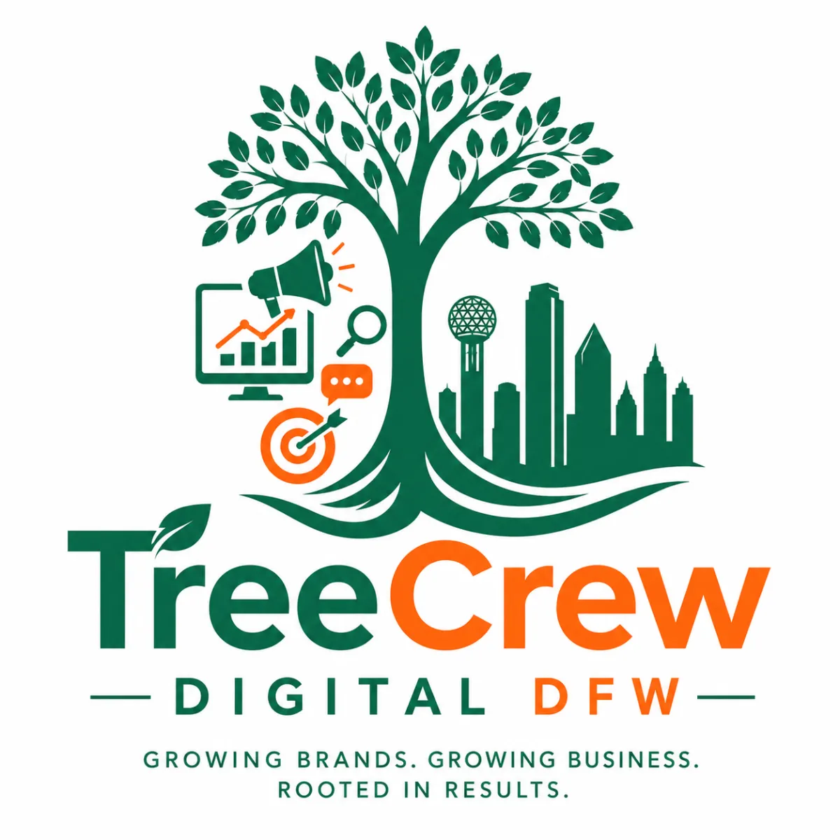 TreeCrew Digital DFW Logo