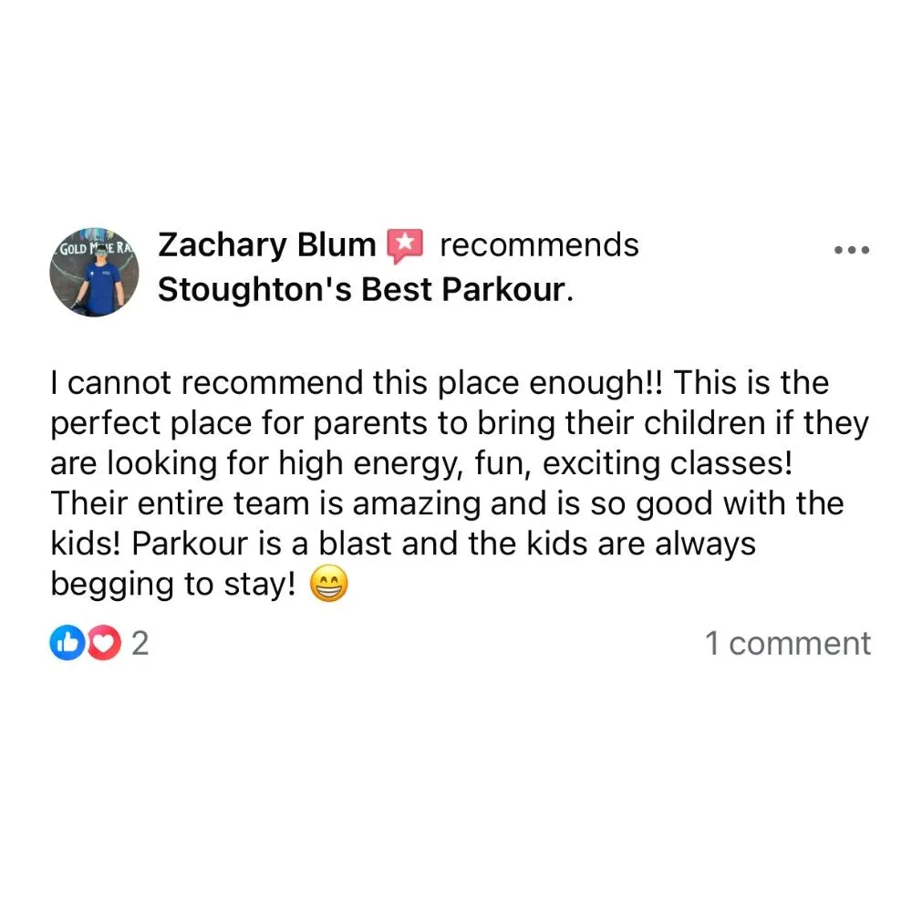 Review for Stoughtons Best Parkour