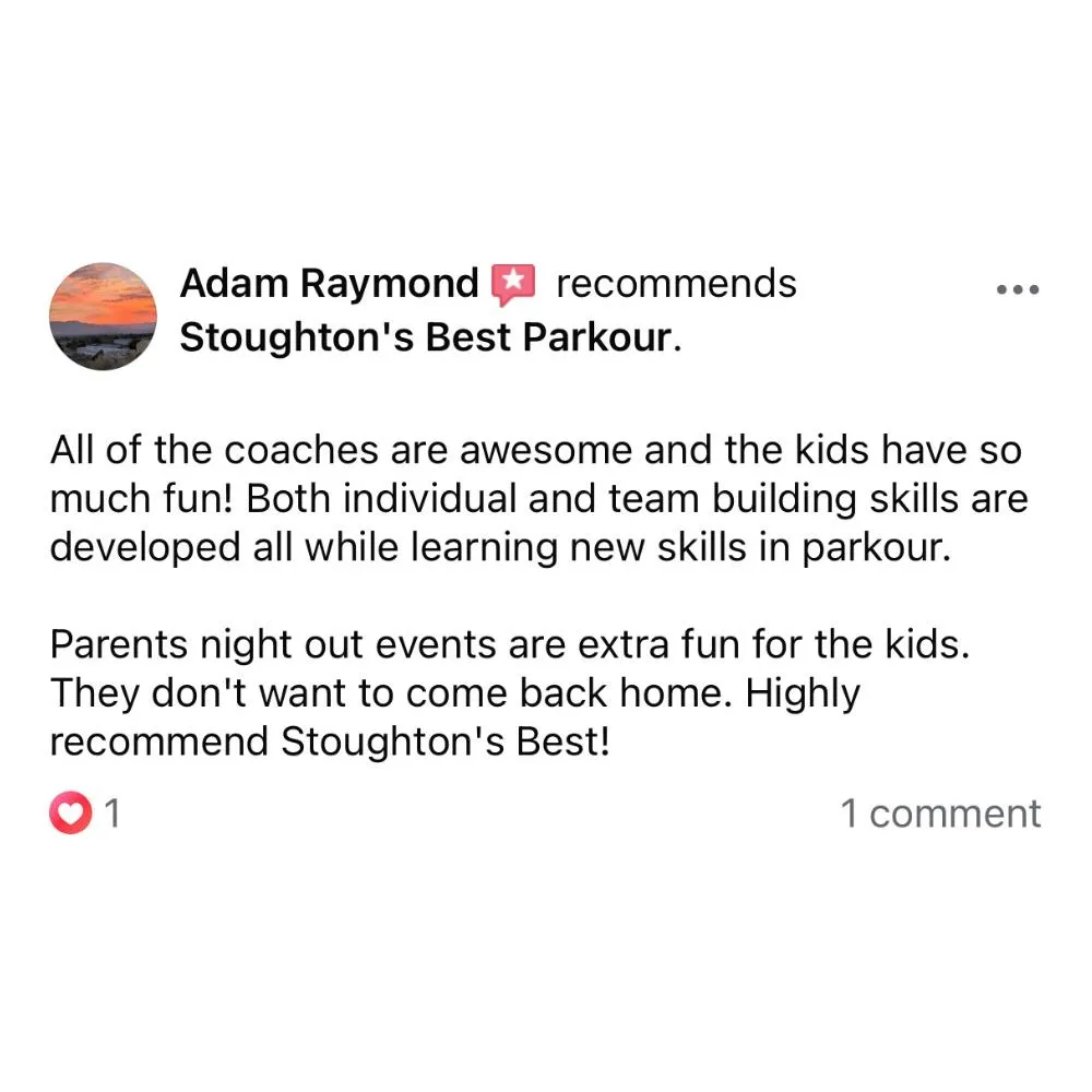Review forStoughtons Best Parkour