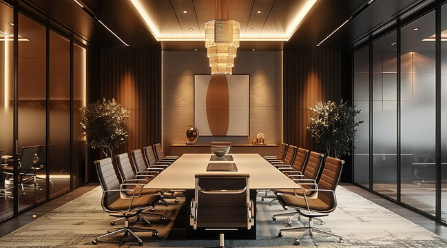 an office with a lot of desks and chairs