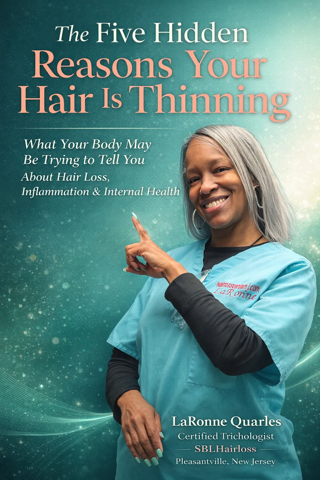 Cover mockup of the guide - 5 Hidden Reasons Your Hair Is Thinning