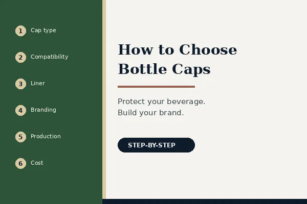 How to Choose Bottle Caps for Your Beverage Brand