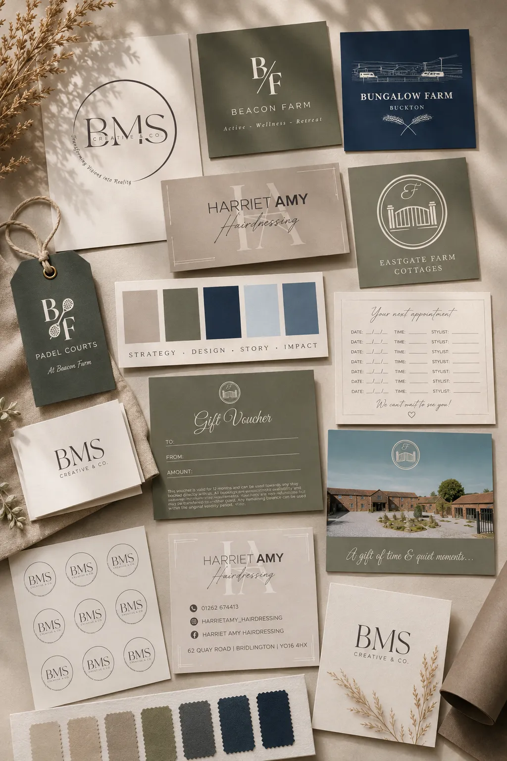 Branding collateral and design work