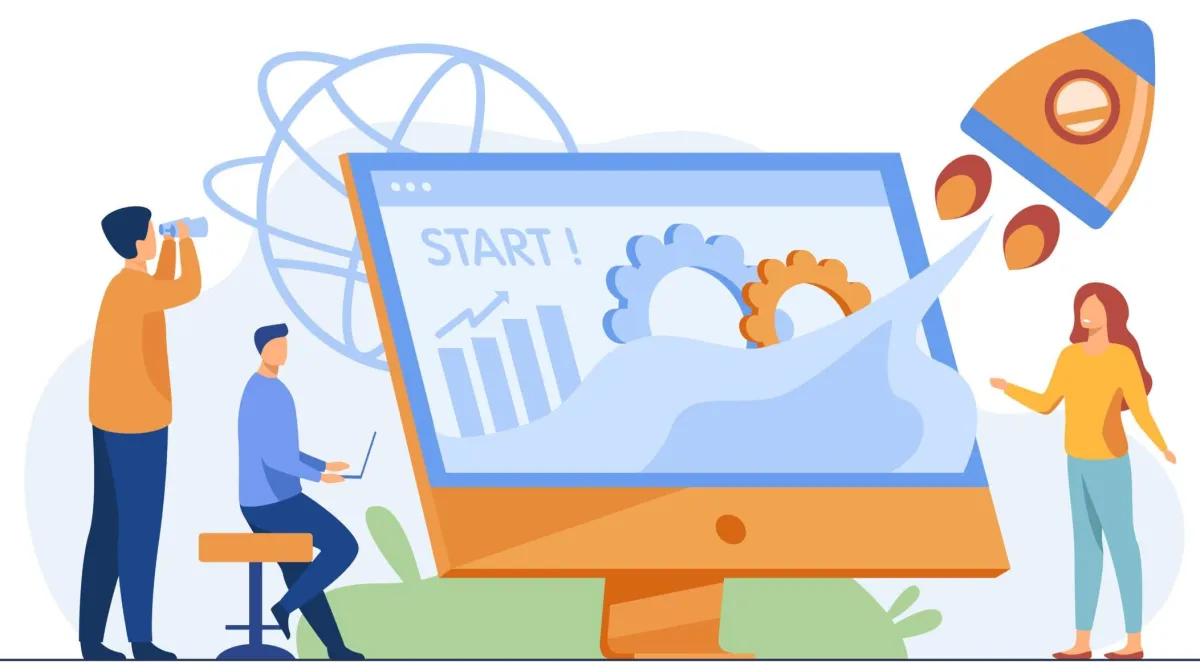 CRM workflow cycle showing Google reviews, website lead capture, online booking, service delivery, and invoicing for home service businesses.