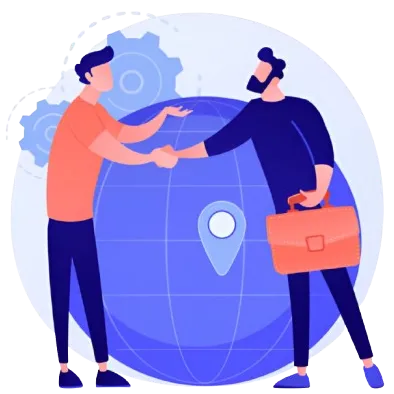 CRM workflow cycle showing Google reviews, website lead capture, online booking, service delivery, and invoicing for home service businesses.