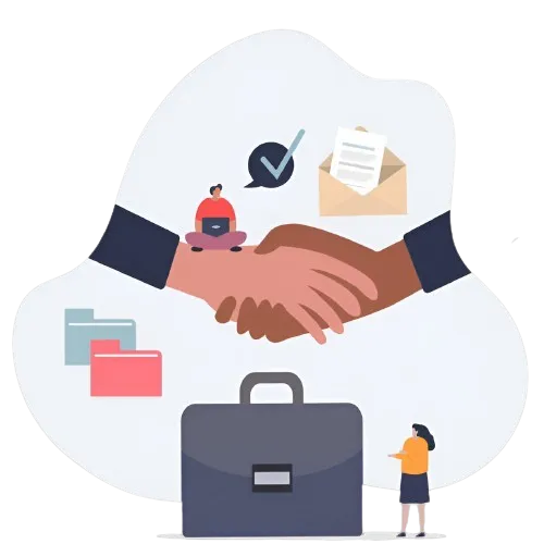 CRM workflow cycle showing Google reviews, website lead capture, online booking, service delivery, and invoicing for home service businesses.