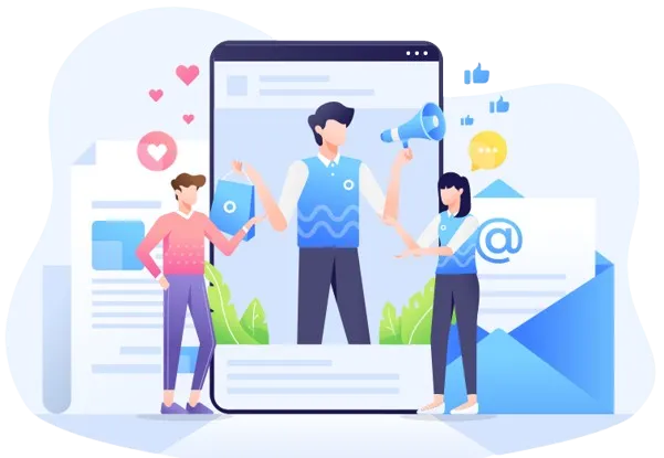 CRM workflow cycle showing Google reviews, website lead capture, online booking, service delivery, and invoicing for home service businesses.