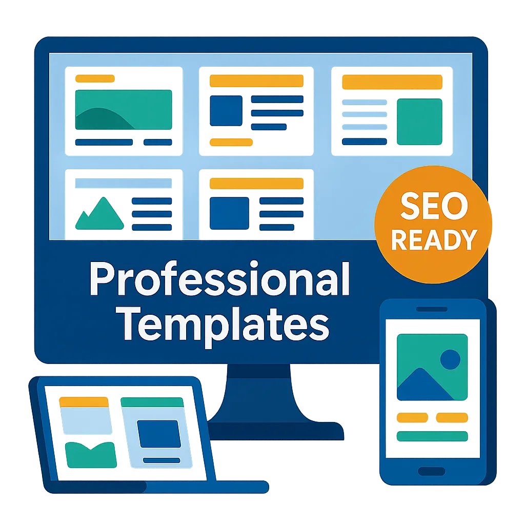 Professionally Designed Templates