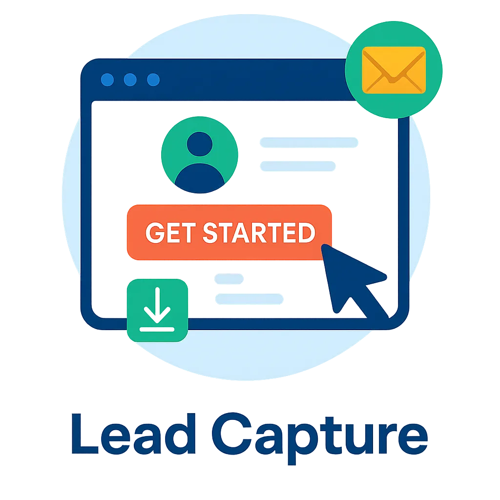 CRM workflow cycle showing Google reviews, website lead capture, online booking, service delivery, and invoicing for home service businesses.