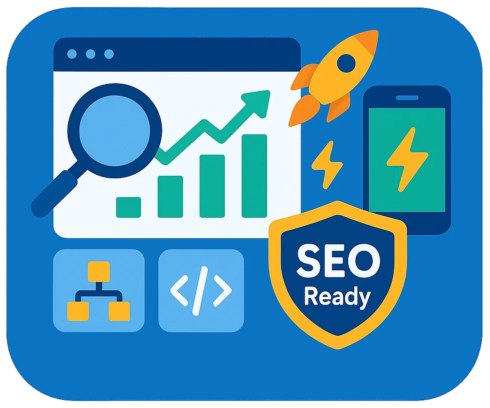 CRM workflow cycle showing Google reviews, website lead capture, online booking, service delivery, and invoicing for home service businesses.
