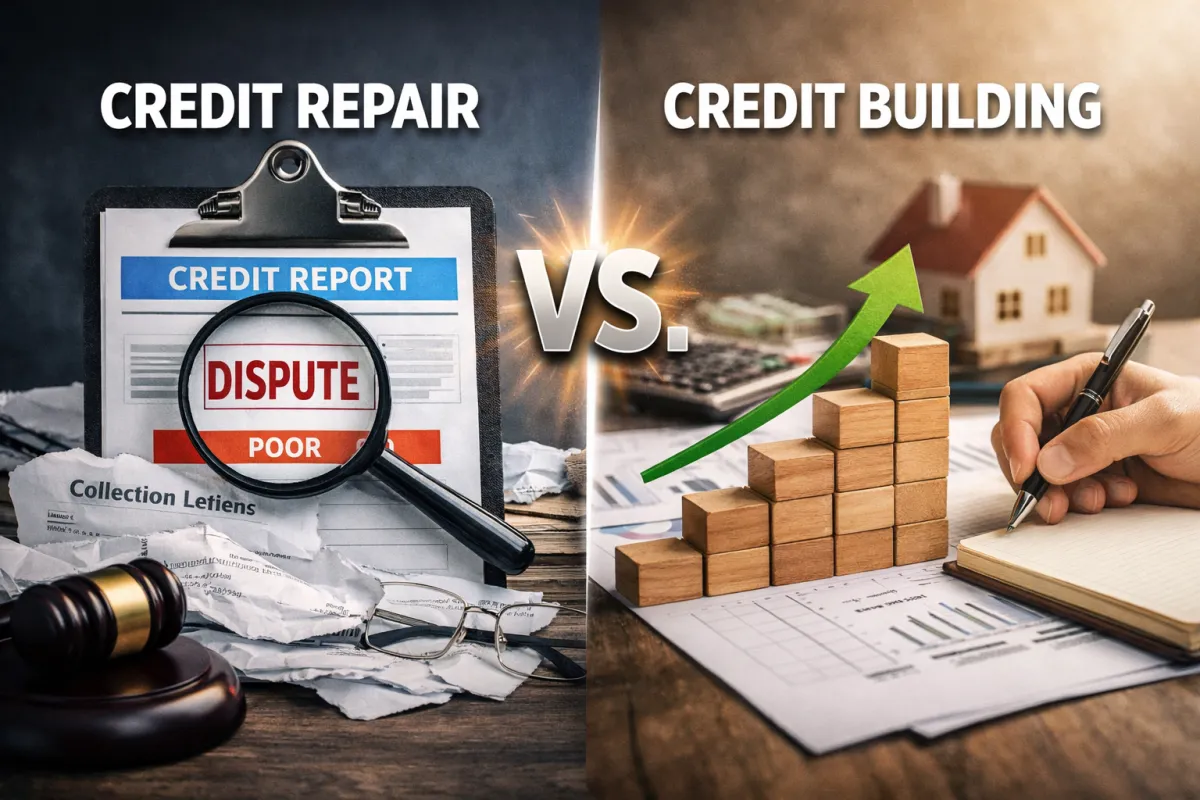 Credit Building vs Credit Repair