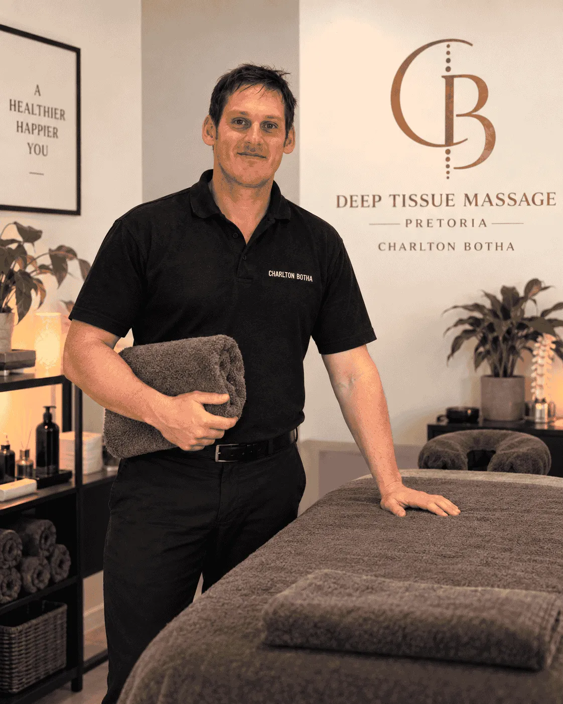 Charlton Botha male massage therapist in Pretoria East