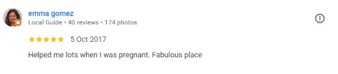 Customer 5 star Review of Pregnancy Massage with Charlton Botha