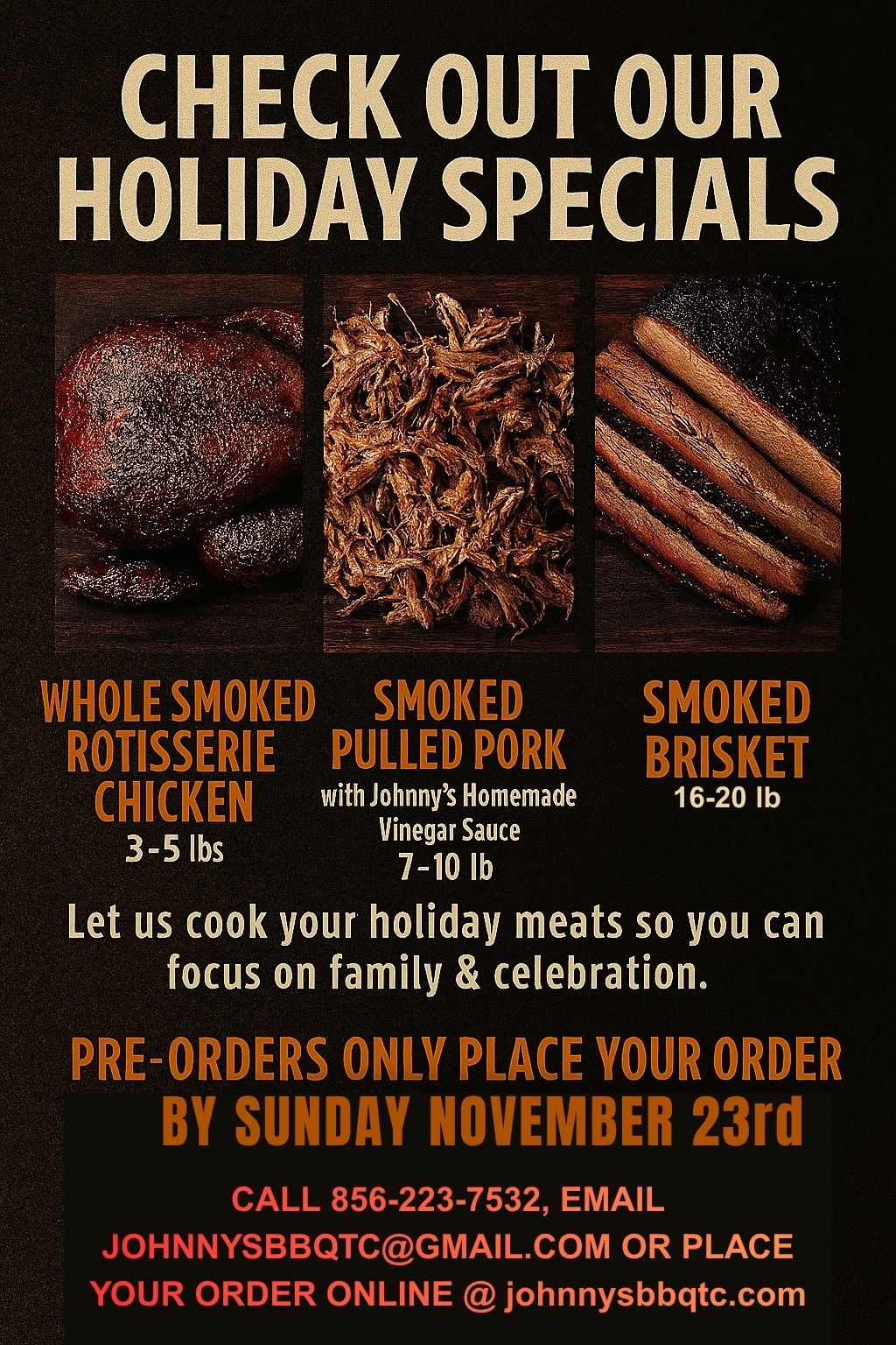 “Let Us Cook Your Thanksgiving”