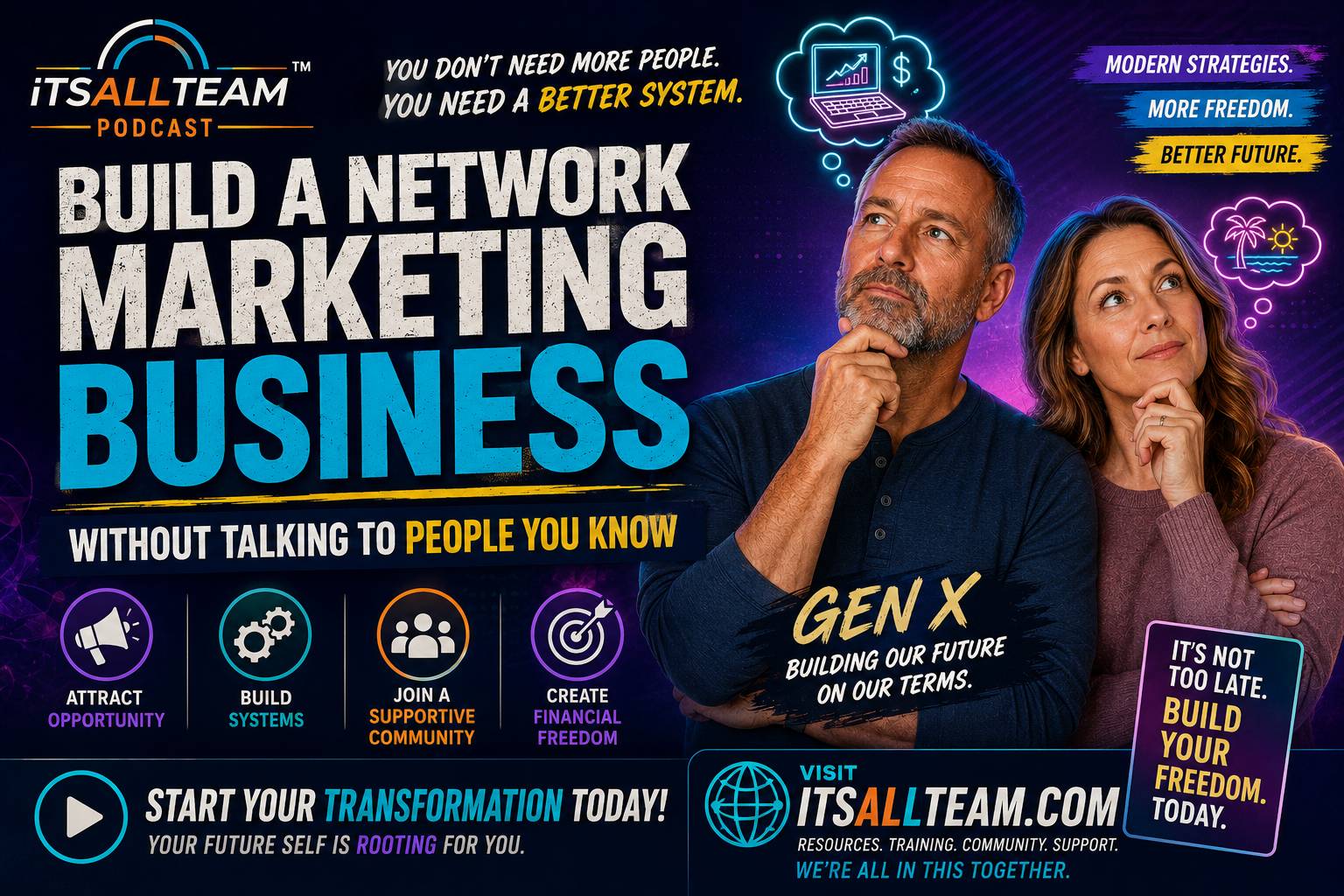 How to Build a Network Marketing Business Without Talking to Friends or Family