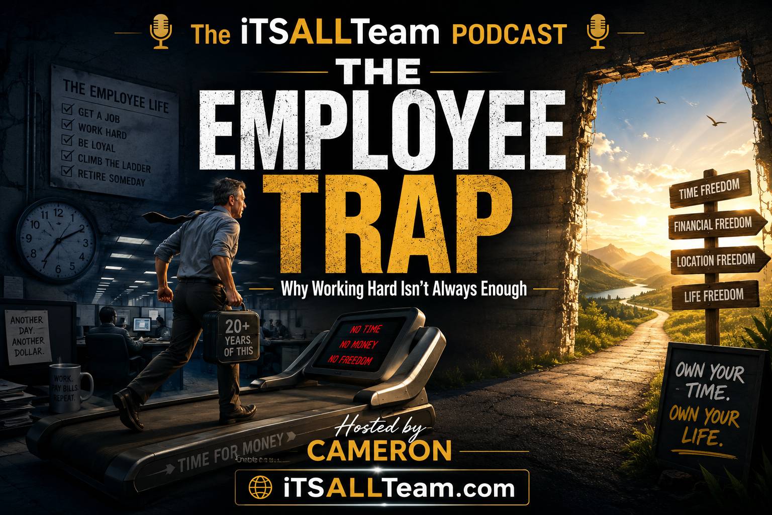The Employee Trap — Why Your Job Was Never Designed for Your Freedom