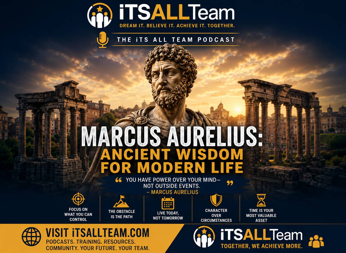 Marcus Aurelius: 5 Timeless Lessons for Handling Stress, Uncertainty, and Modern Life