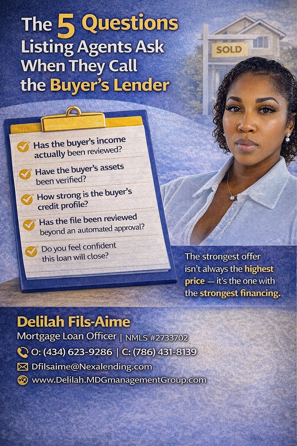 The 5 Questions Listing Agents Ask When They Call the Buyer’s Lender