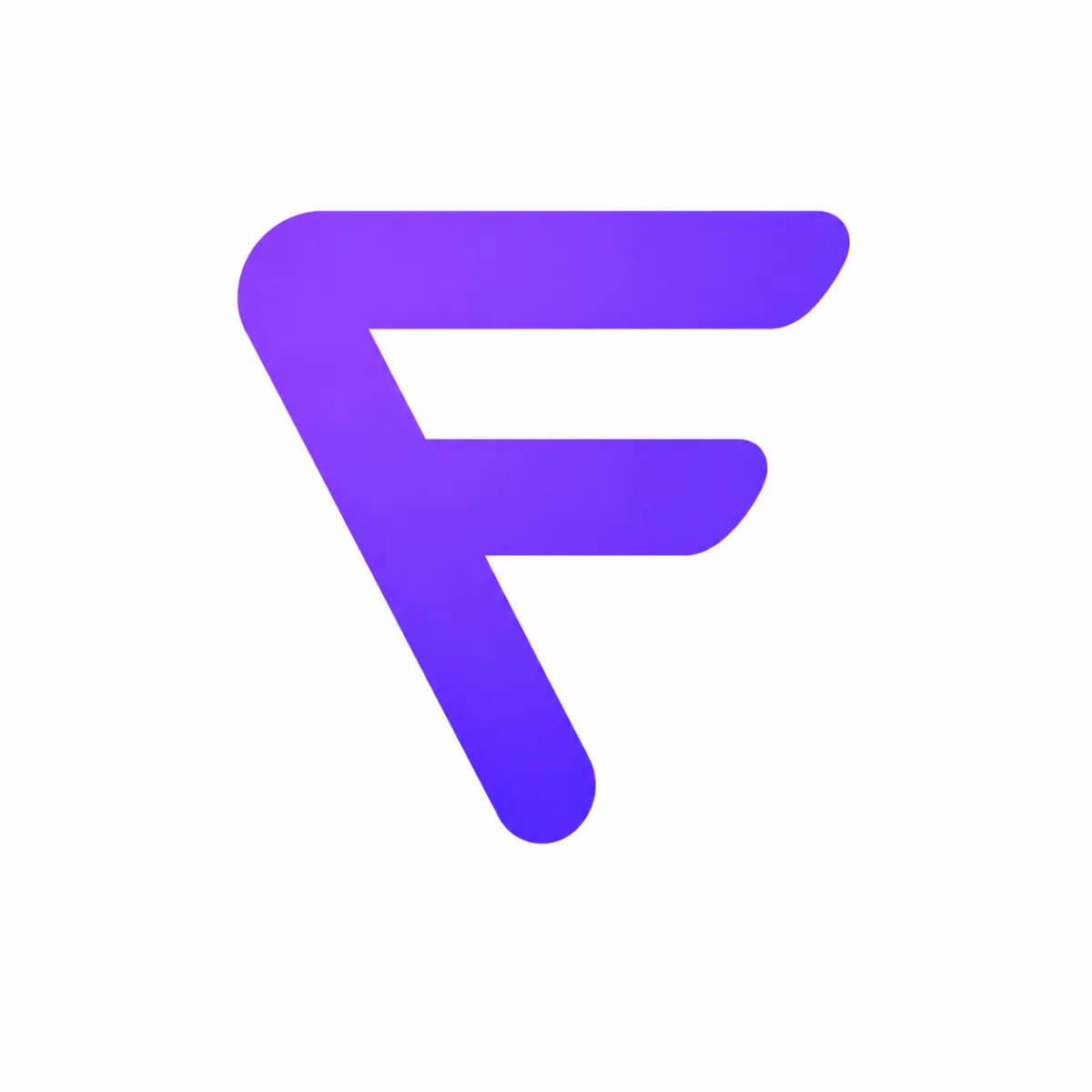 Purple stylized 'F' icon made of folded ribbon shapes, next to 'Launch by FunnelStreams' in bold sans-serif text.