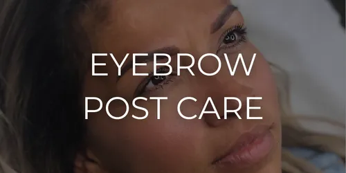 Permanent Makeup Post Care appointment button