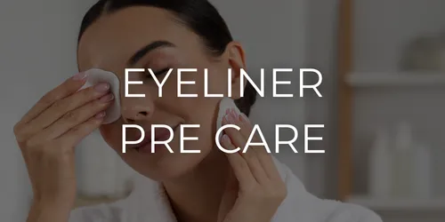 Permanent Makeup eyeliner pre care button