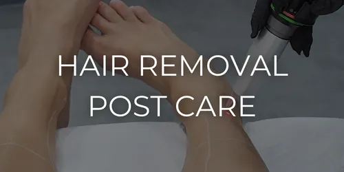 Laser hair removal post care on how to best heal from your hair removal session