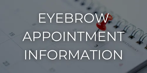 Permanent Makeup Appointment Information Button