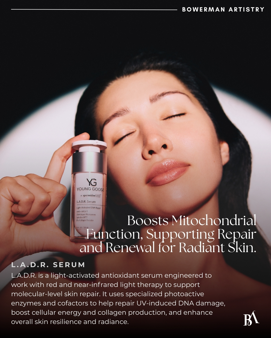 KRX Green Sea Peel facial being applied at Bowerman Artistry, Elkhart, Indiana