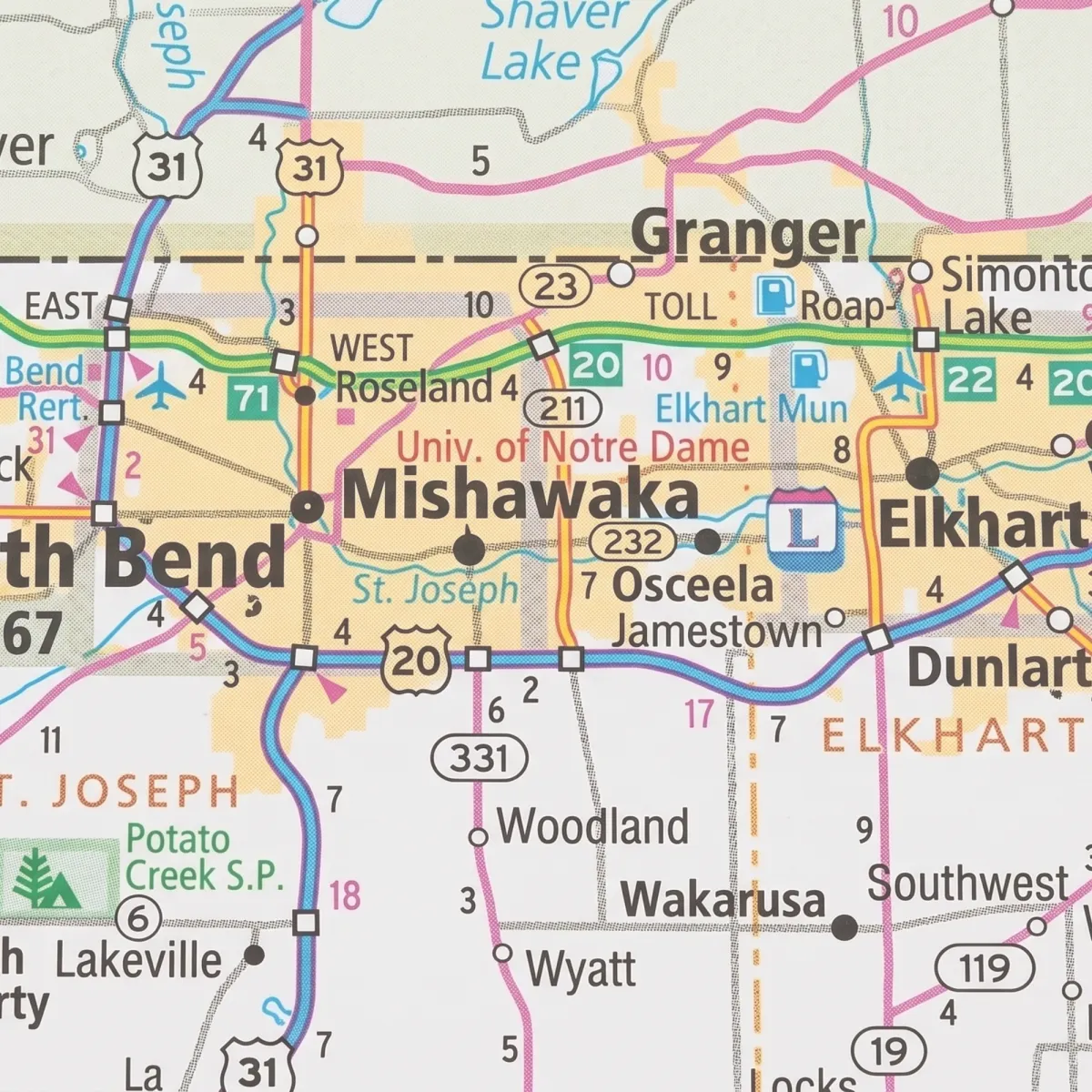 Michiana Made Podcast map South Bend, Mishawaka, Elkhart, Local business podcast