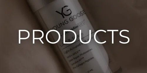 Eminence and Young Goose skin care products 