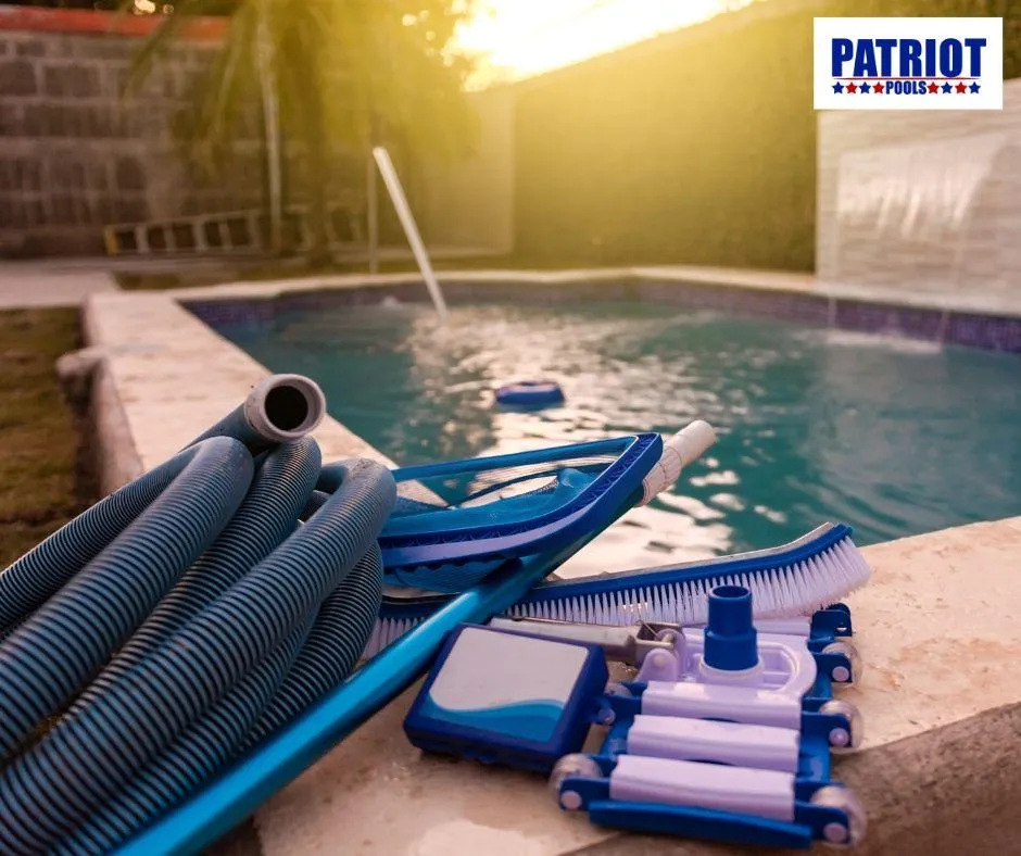 pink plastic pack on blue textile