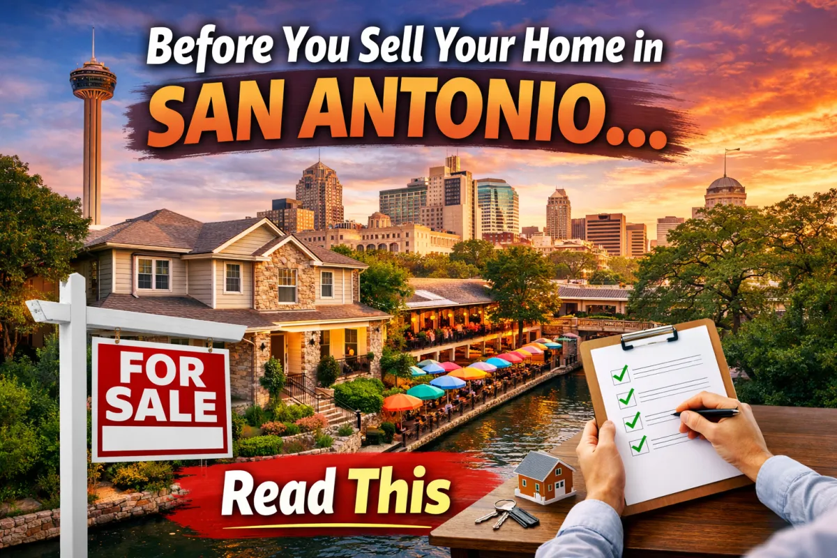 Before You Sell Your Home in San Antonio… Read This