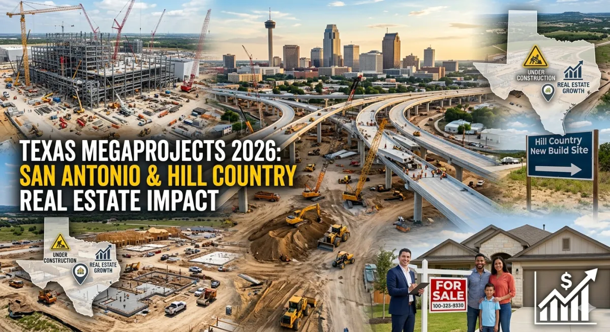Texas Megaprojects Under Construction in 2026 (And What They Mean for San Antonio and the Hill Country Real Estate Market)