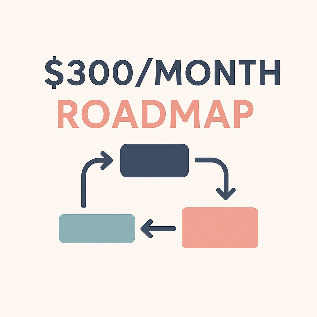 $300 per Month Roadmap 