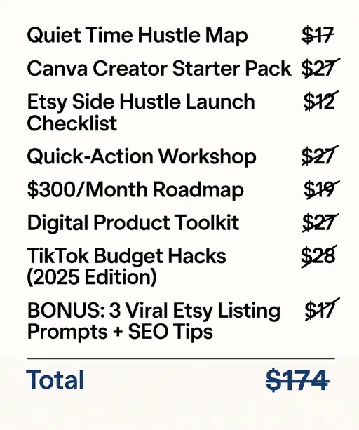Income Starter Kit Savings