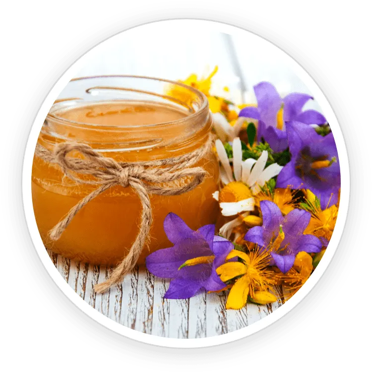 HoneyBurn Ingredients Raw Wildflower Honey