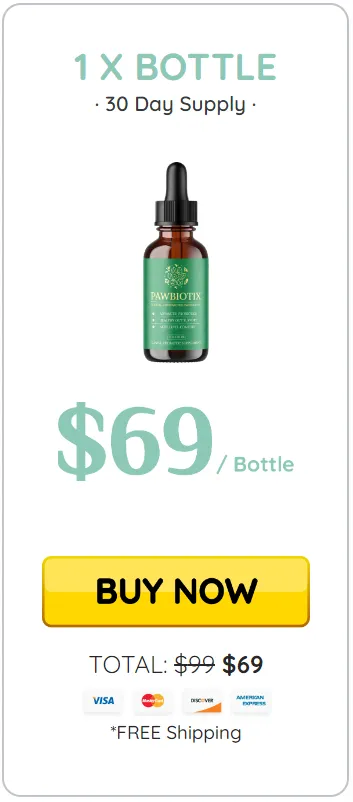 Pawbiotix $69/bottle