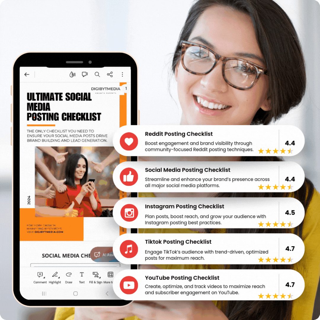 Social Media Posting Checklist Bundle